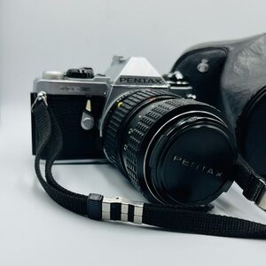 Pentax Black and Silver Film Camera